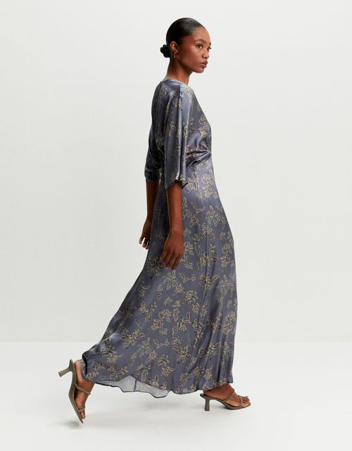 Vestido floral azul