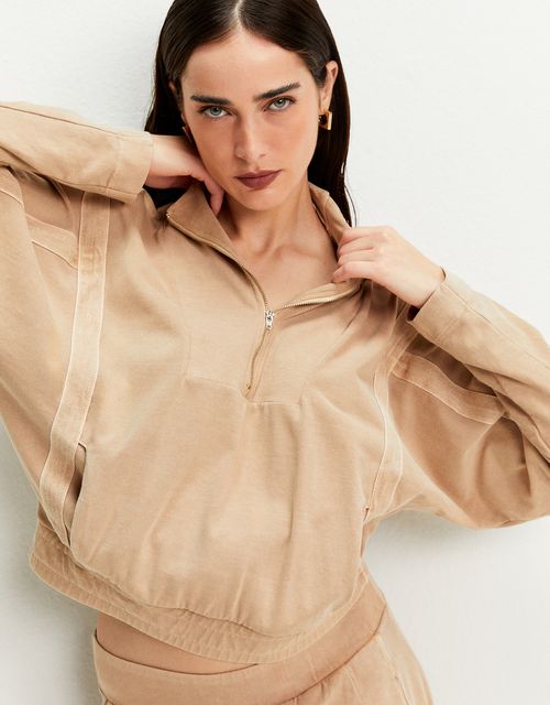 Blusa malha meia vista