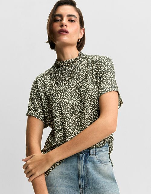 T-shirt floral mini