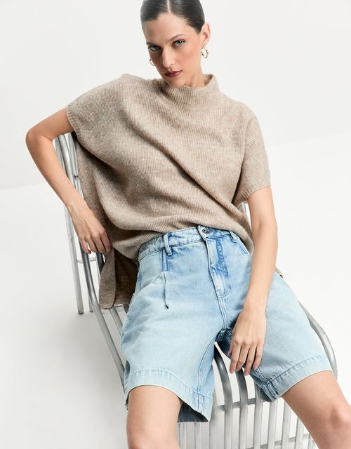 Bermuda jeans pregas