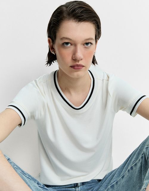 T-shirt retilínea