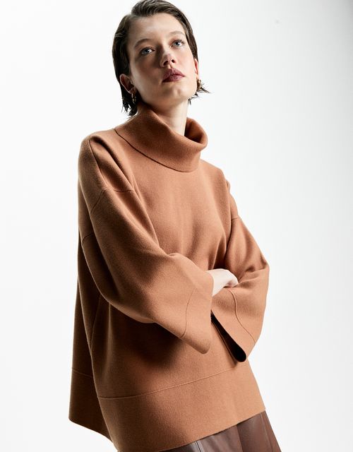 Blusa tricot ampla