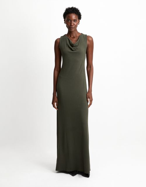 Vestido malha textura