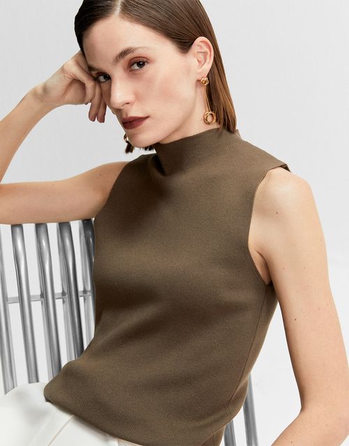 Regata tricot gola