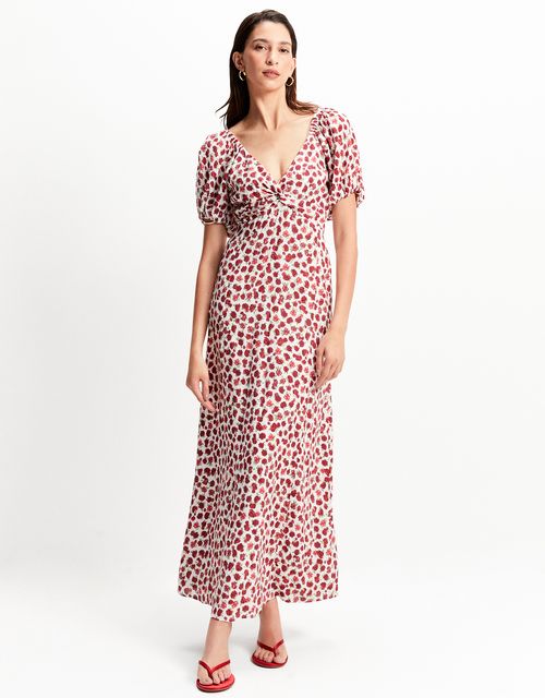 Vestido floral jardim