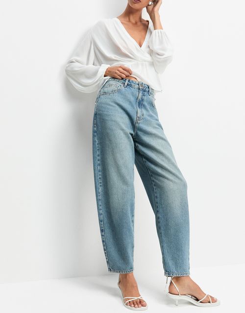 Calça jeans balloon