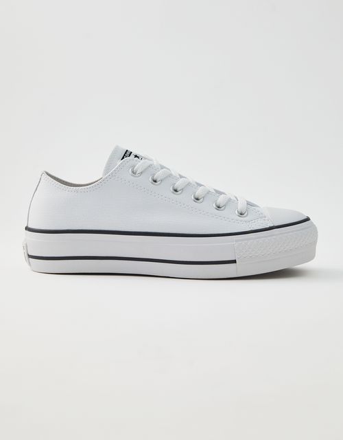 Tênis all star leather white