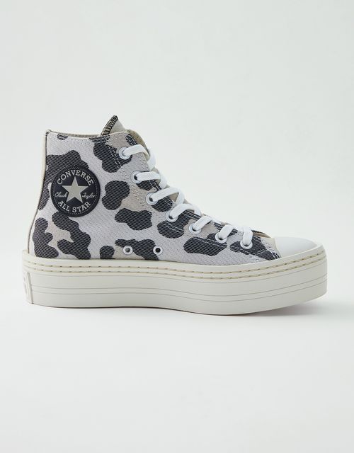 Tênis all star modern lift cinza
