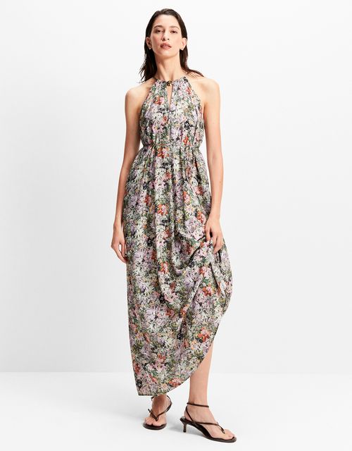 Vestido floral bruma