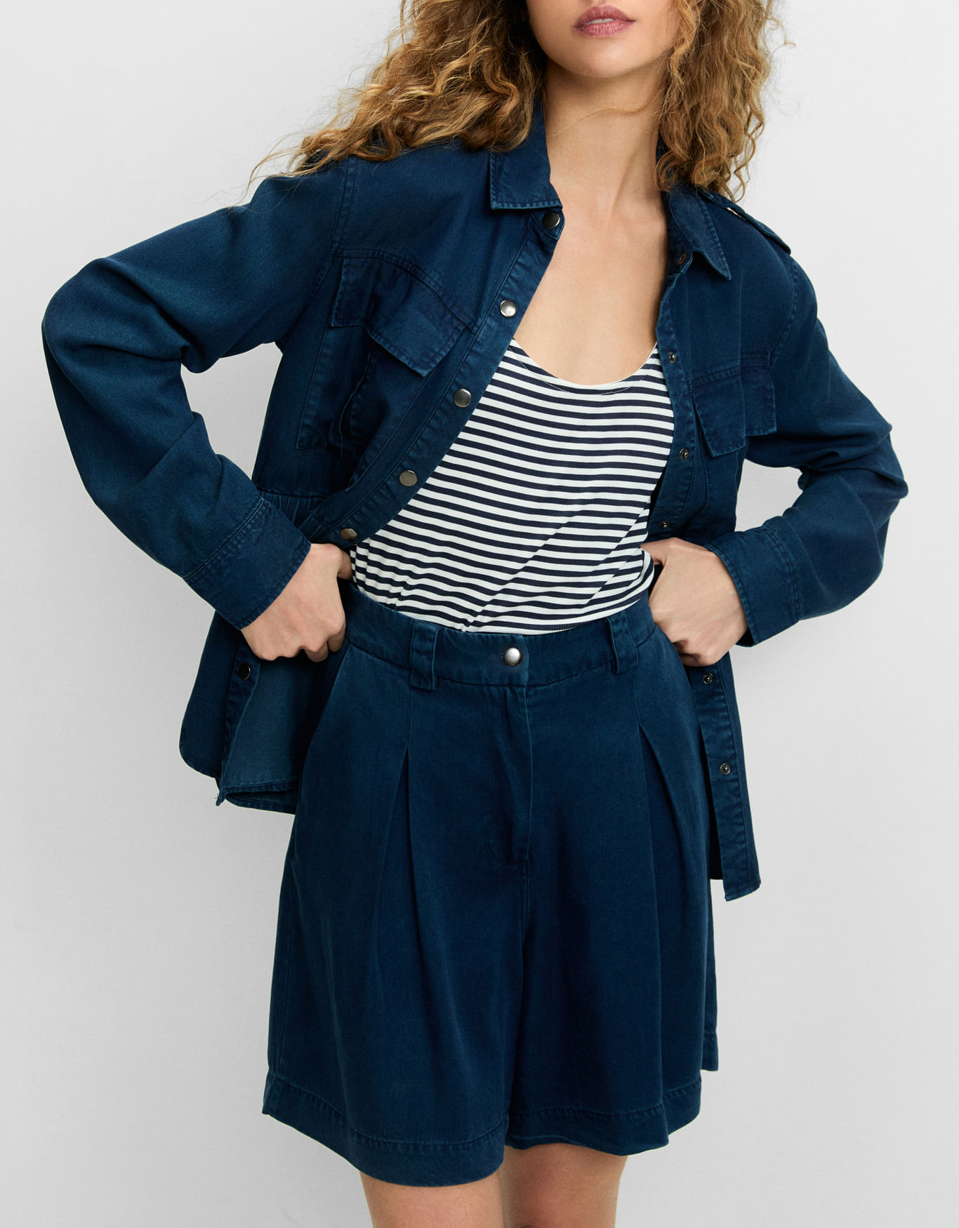 Bermuda liocel jeans