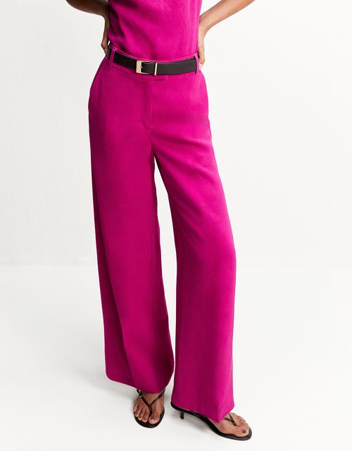Calça pantalona alfaiatada