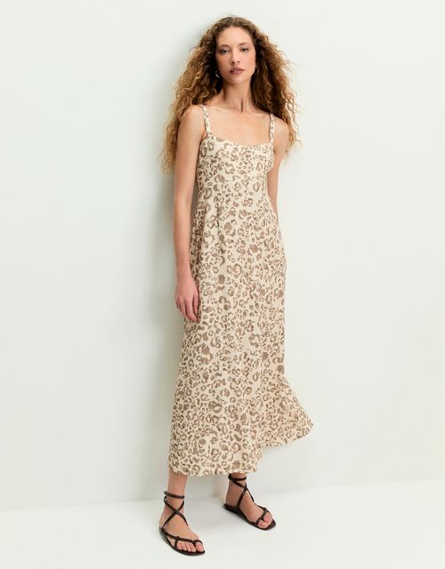 Vestido onça riscos