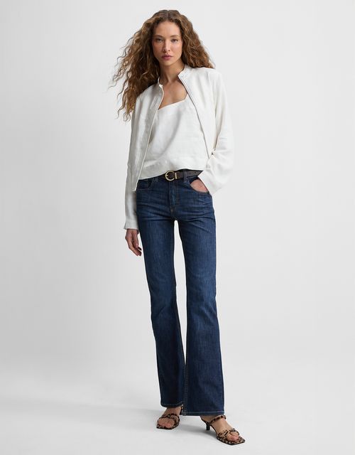 Calça jeans bootcut base cintura média