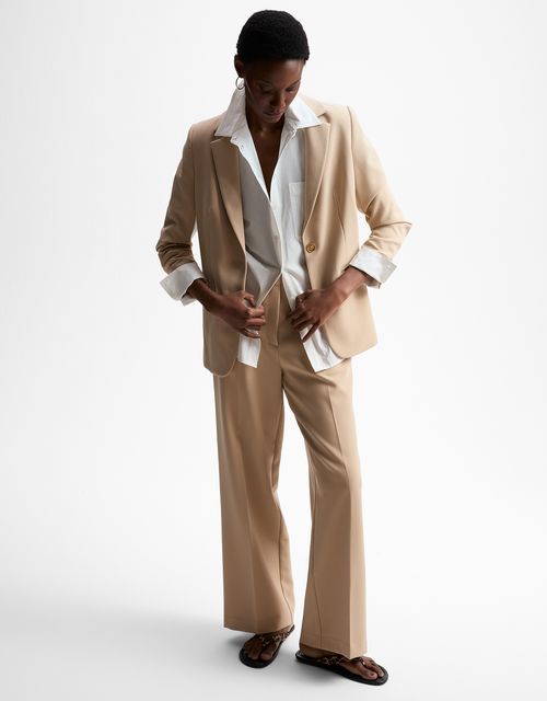Calça brasília reta khaki