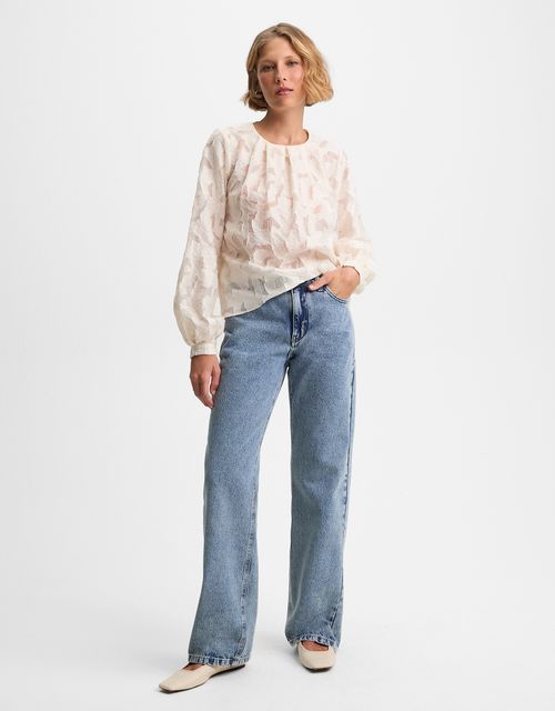 Calça jeans reta five pocket