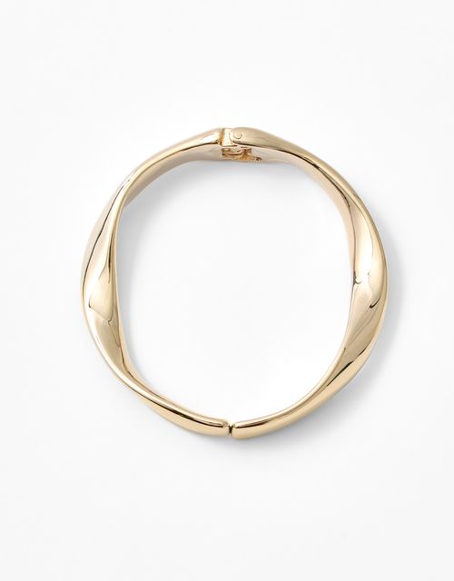 Bracelete metal torcido