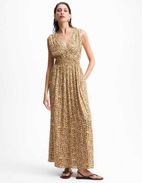Vestido poá lurex