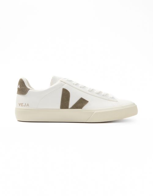 Tenis veja campo extra white khaki