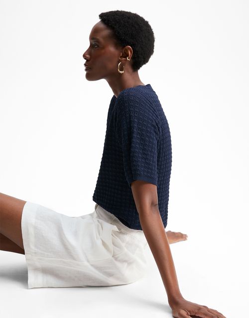 Blusa tricot textura