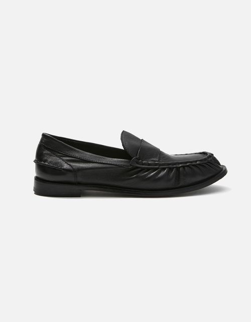 Mocassim couro preto