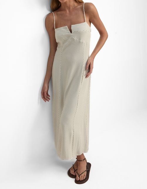 Vestido poá pb