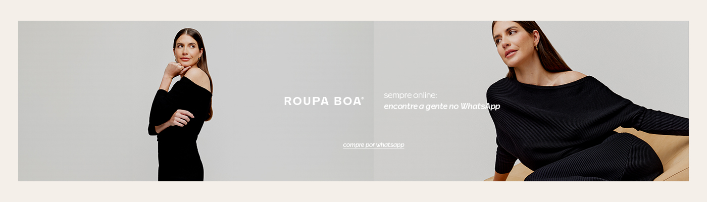 Shoulder - roupa boa - sempre online - encontre a gente no WhatsApp