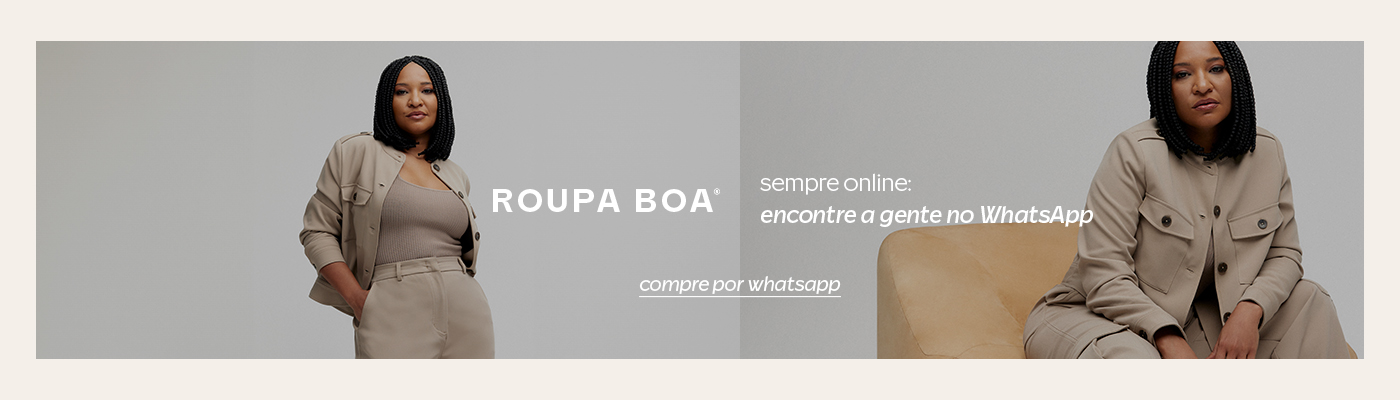 Shoulder - roupa boa - sempre online - encontre a gente no WhatsApp