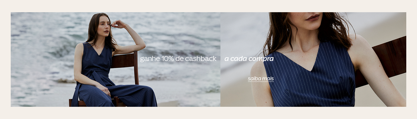Shoulder - 10% de cashback - a cada compra