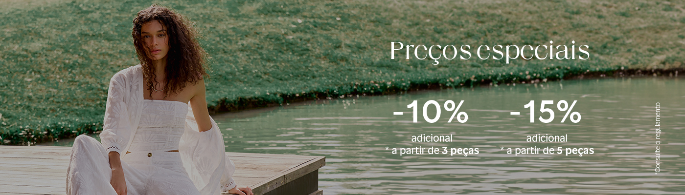 Shoulder - outlet progressivo - 10% 0ff 3 ou 4 peças - 15% off 5, ou mais peças